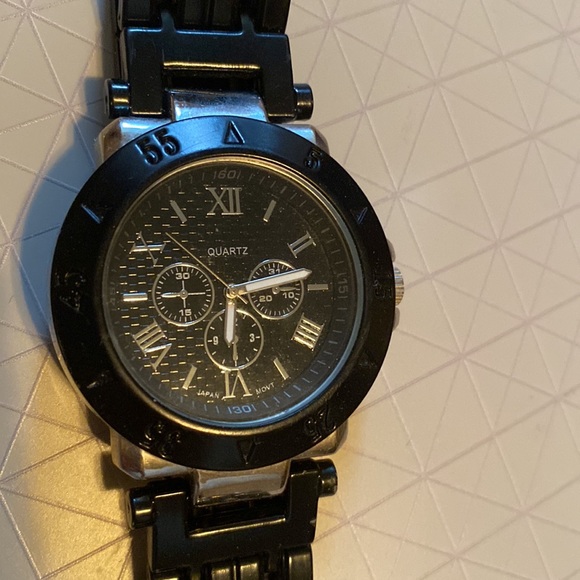 Black Stainless Steel Watch - Picture 2 of 5